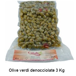 olive verdi denocciolate 3 Kg