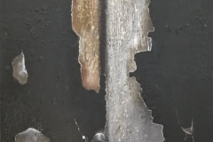 LE FERITE NEL TEMPO, olio su tela